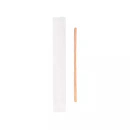 Agitateur bois emballé individuellement 114mm